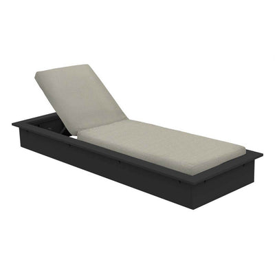 Echo Chaise With Black Resin | Outdoor Furniture by Ledge Lounger