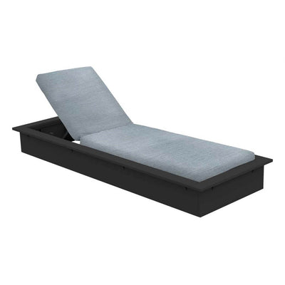 Echo Chaise With Black Resin | Outdoor Furniture by Ledge Lounger