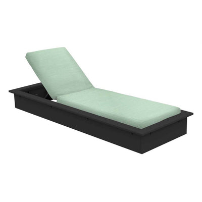 Echo Chaise With Black Resin | Outdoor Furniture by Ledge Lounger