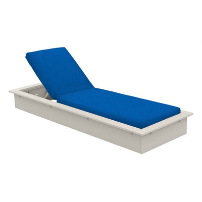 Echo Chaise With Cloud Resin | Outdoor Furniture by Ledge Lounger