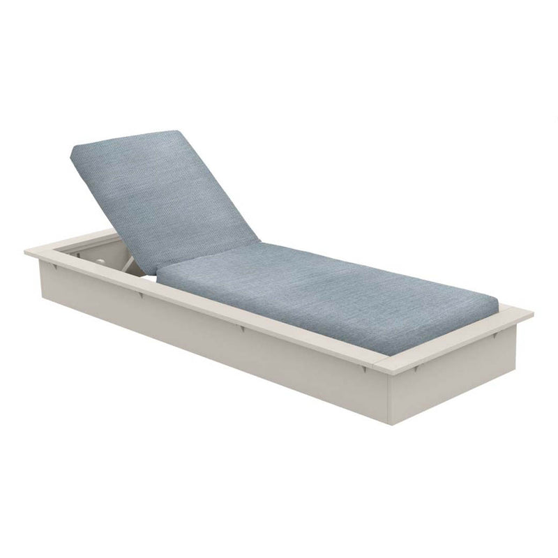 Echo Chaise With Cloud Resin | Outdoor Furniture by Ledge Lounger