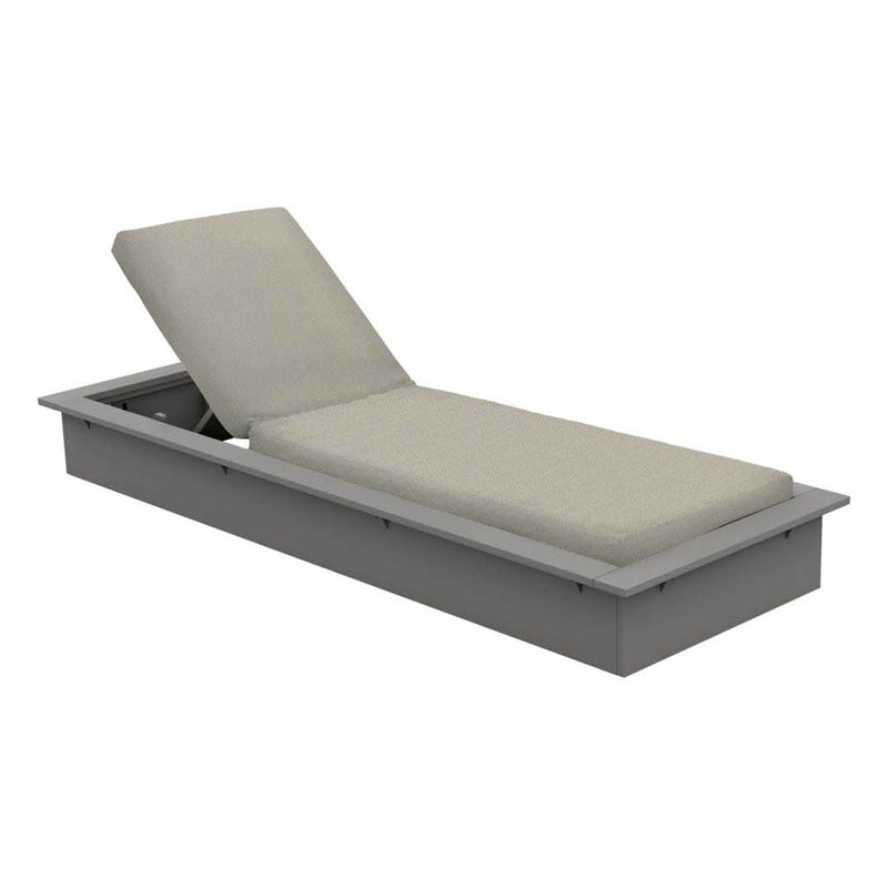 Echo Chaise With Gray Resin | Outdoor Furniture by Ledge Lounger
