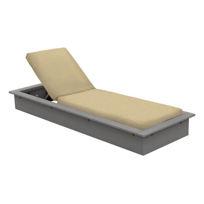 Echo Chaise With Gray Resin | Outdoor Furniture by Ledge Lounger