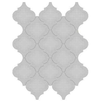 Soho Loft Grey, Arabesque | Ceramic Bathroom & Backsplash Tile