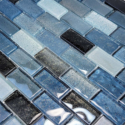 Lagoon, 1" x 2" Glass Tile | CW812K6 | Artistry in Mosaics