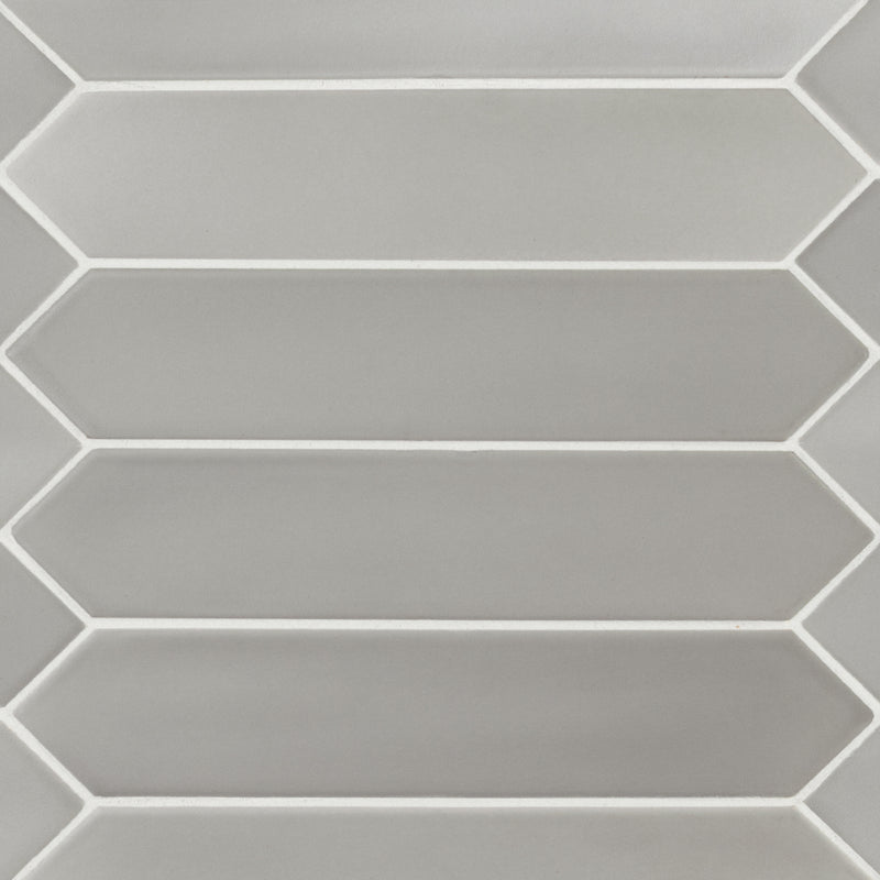 Lanse Gray Picket, 2" x 10" Ceramic Tile | Backsplash Tile