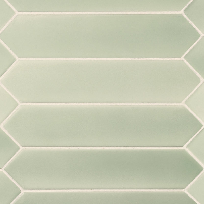 Lanse Mint Picket, 2" x 10" Ceramic Tile | Backsplash Tile