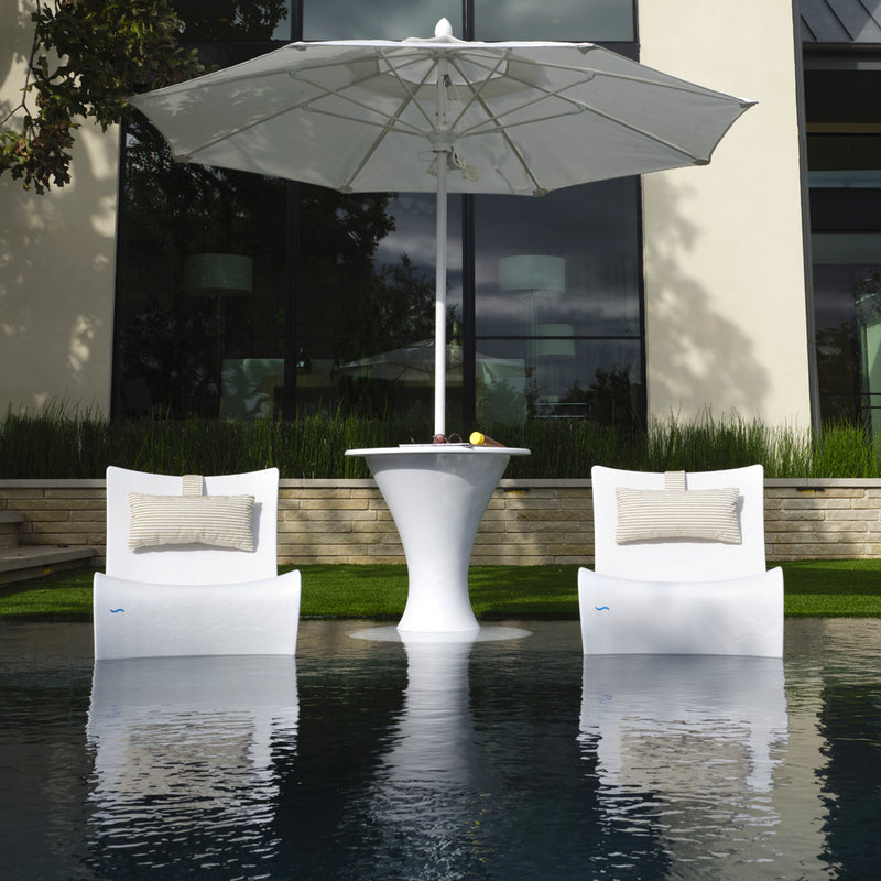 Ledge Lounger Autograph Umbrella Stand Ice Bin | Pool Accessory