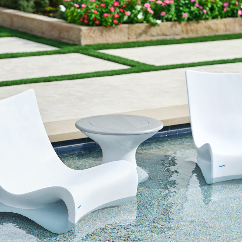 Ledge Lounger Autograph Tall Side Table Ice Bin | Pool Accessory
