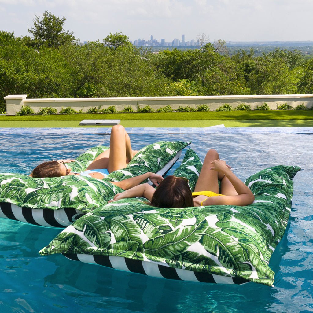 Laze Pillow Pool Float | Ledge Lounger Luxury Pool Accessories