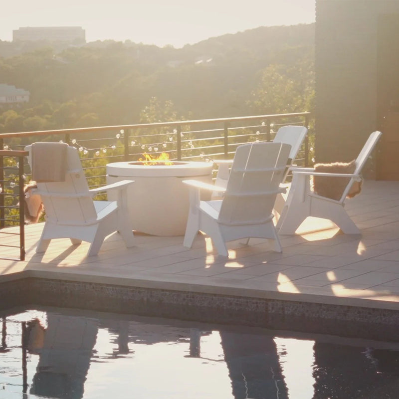 The Ledge Halo Firepit by Ledge Lounger