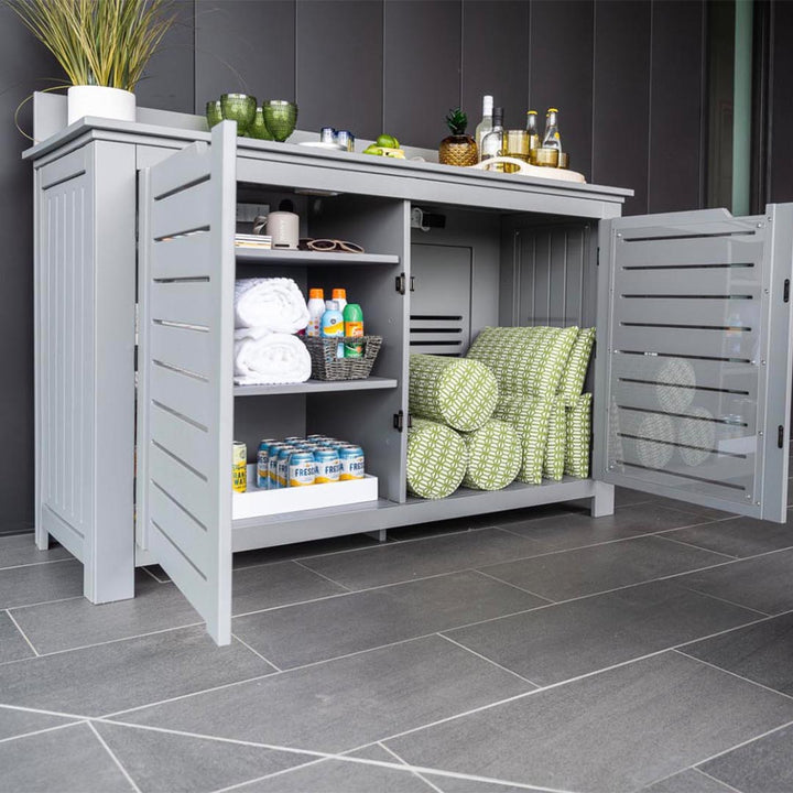 Ledge Lounger Mainstay Bar Credenza | Outdoor Entertainment Center