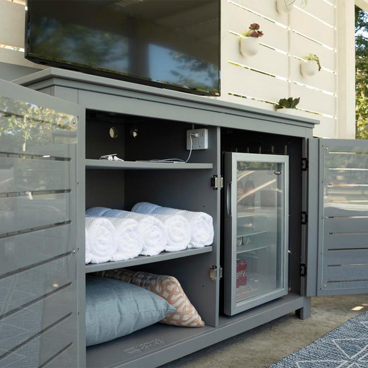 Ledge Lounger Mainstay Bar Credenza | Outdoor Entertainment Center