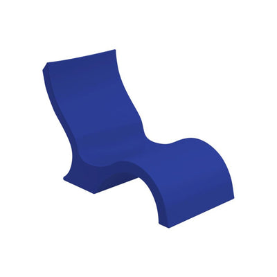 Ledge Lounger Signature Lowback Chair | Luxury Pool & Patio Furniture | Dark Blue