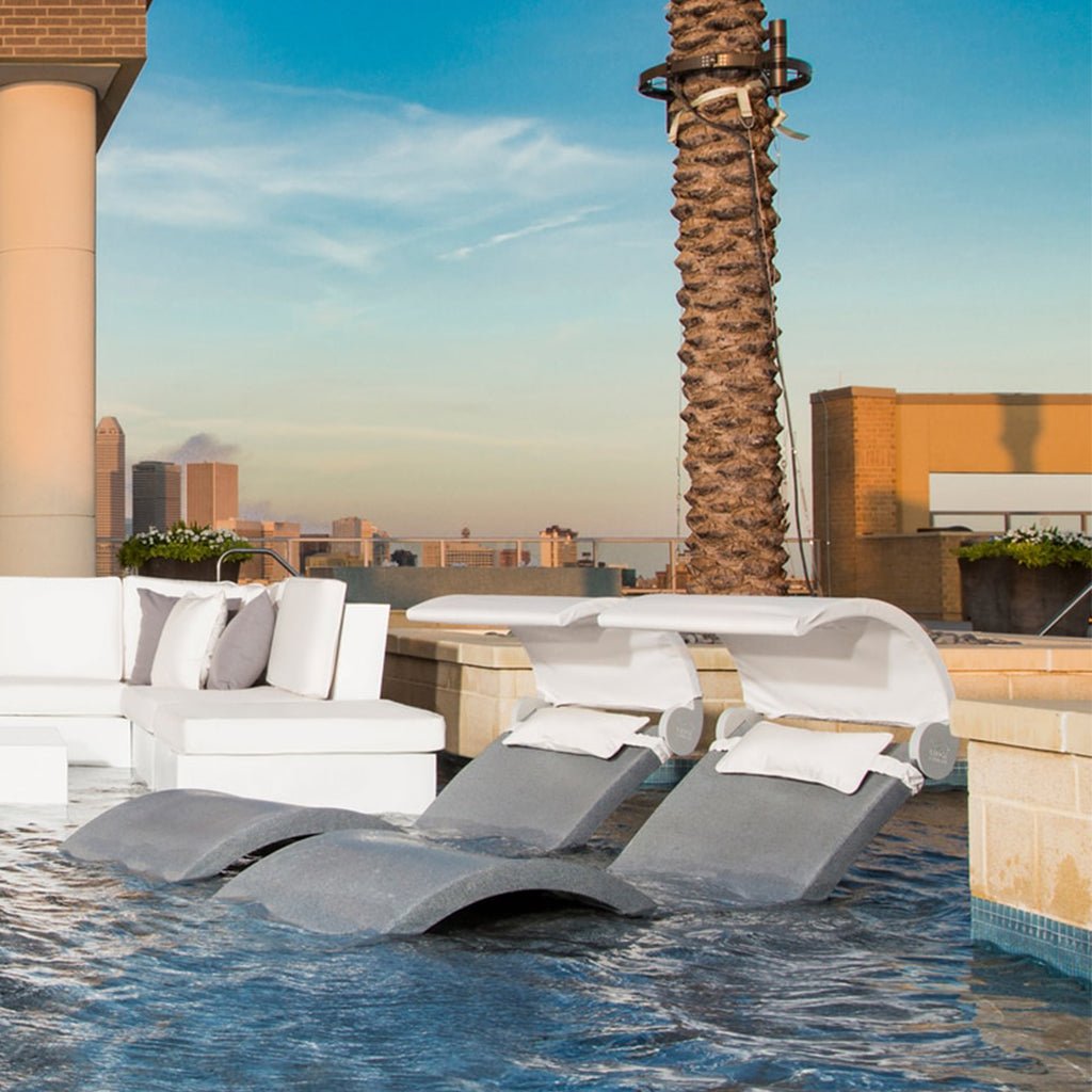 Signature Headrest Pillow Ledge Lounger Pool Accessories AquaBlu