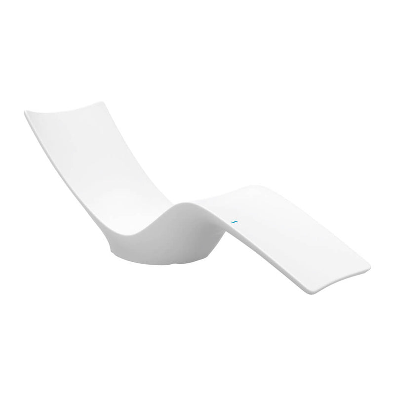 Ledge Lounger | Autograph Chaise, White | Outdoor Pool and Patio Furniture