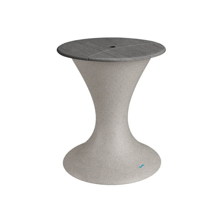 Ledge Lounger | Autograph Sandstone Umbrella Stand Ice Bin with Fog Lid | Outdoor Pool and Patio Furniture