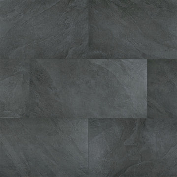 Midnight Montage, 24" x 48" | 2CM Porcelain Pool Pavers by MSI
