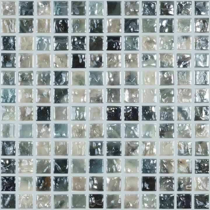 Level Air, 1" x 1" Glass Tile | Mosaic Pool Tile by Vidrepur 