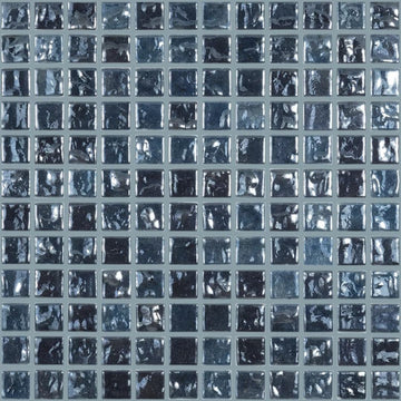 Level Blue, 1" x 1" Glass Tile | Mosaic Pool Tile by Vidrepur 