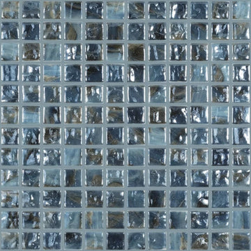 Level Royal, 1" x 1" Glass Tile | Mosaic Pool Tile by Vidrepur 
