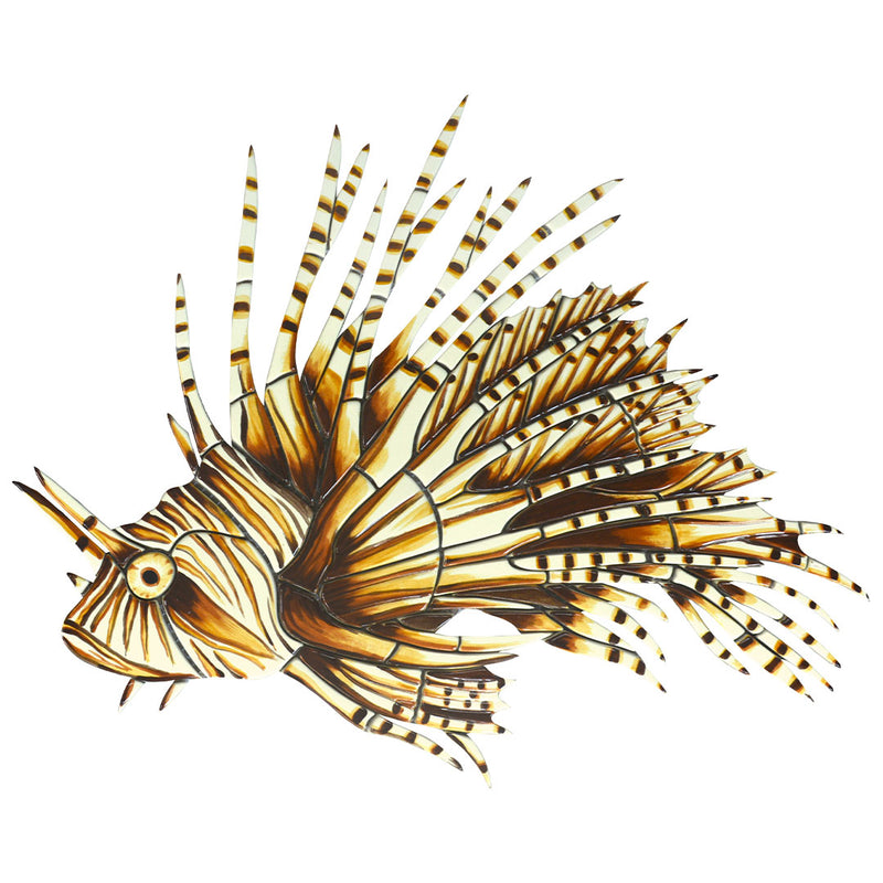 Lion Fish (Special Order) - Pool Mosaic - NS1202 - Artisry in Mosaics Custom Mosaics