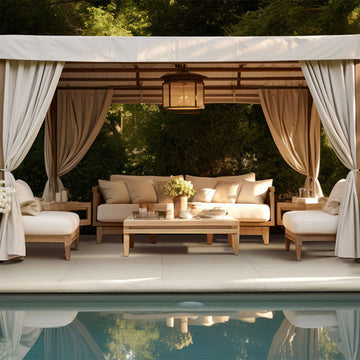 Living Style Cream, 24" x 24" | 2CM Porcelain Pavers by MSI 