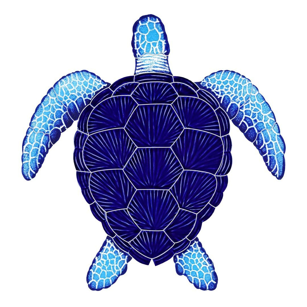 Loggerhead Turtle | Pool Mosaic by AquaBlu