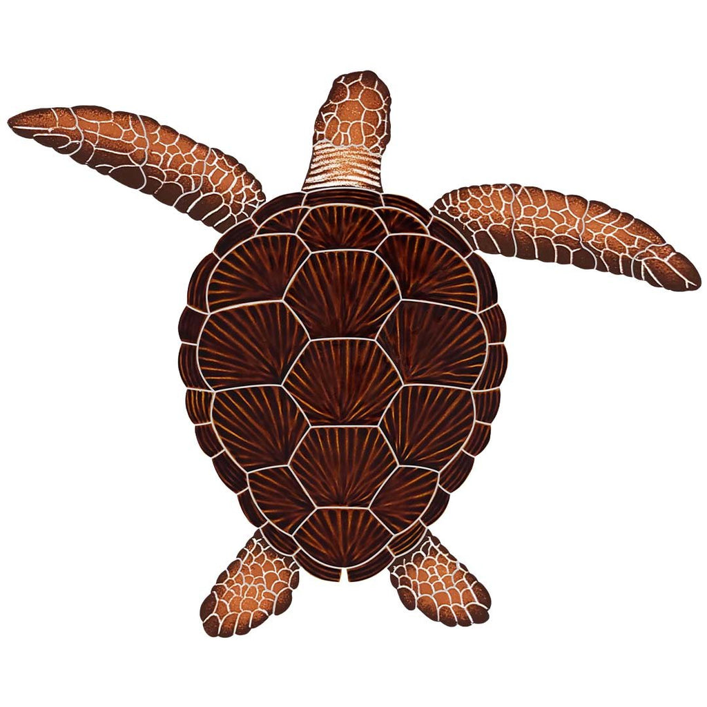 Loggerhead Turtle | Pool Mosaic by AquaBlu