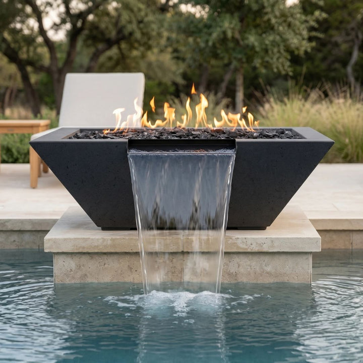 Prism Hardscapes Lombard Fire/Water Bowl Gas Fire Feature