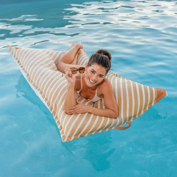 Lux Twilight Lagoon Lounger - Sand Stripe
