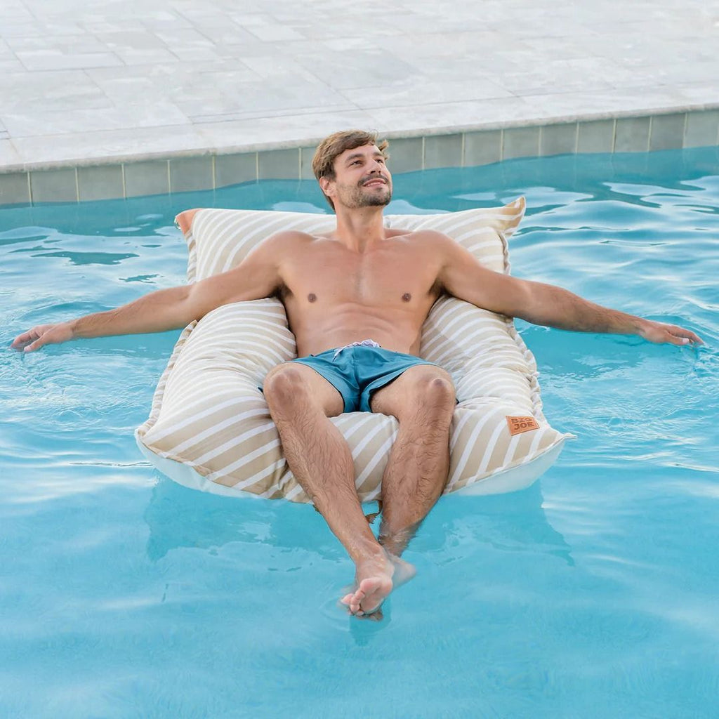 Lux Twilight Lagoon Lounger - Sand Stripe