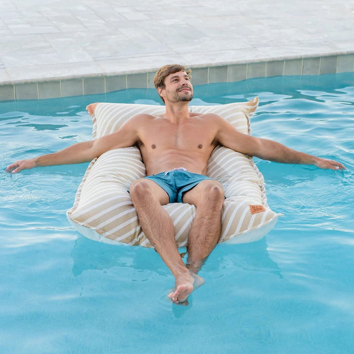 Lux Twilight Lagoon Lounger - Sand Stripe