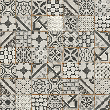 Mix Deco, 8" x 8" Porcelain Tile | Floor & Wall Tile