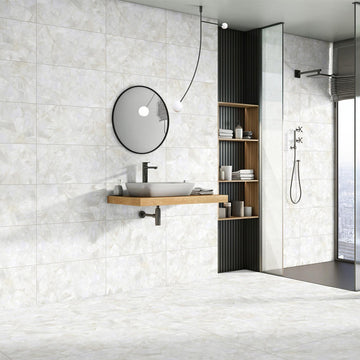 Mother of Pearl Ivory Porcelain Tile