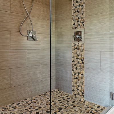 Mix River, Pebble Tile | MSI Natural Stone Tile | SMOT-PEB-MIXRVR