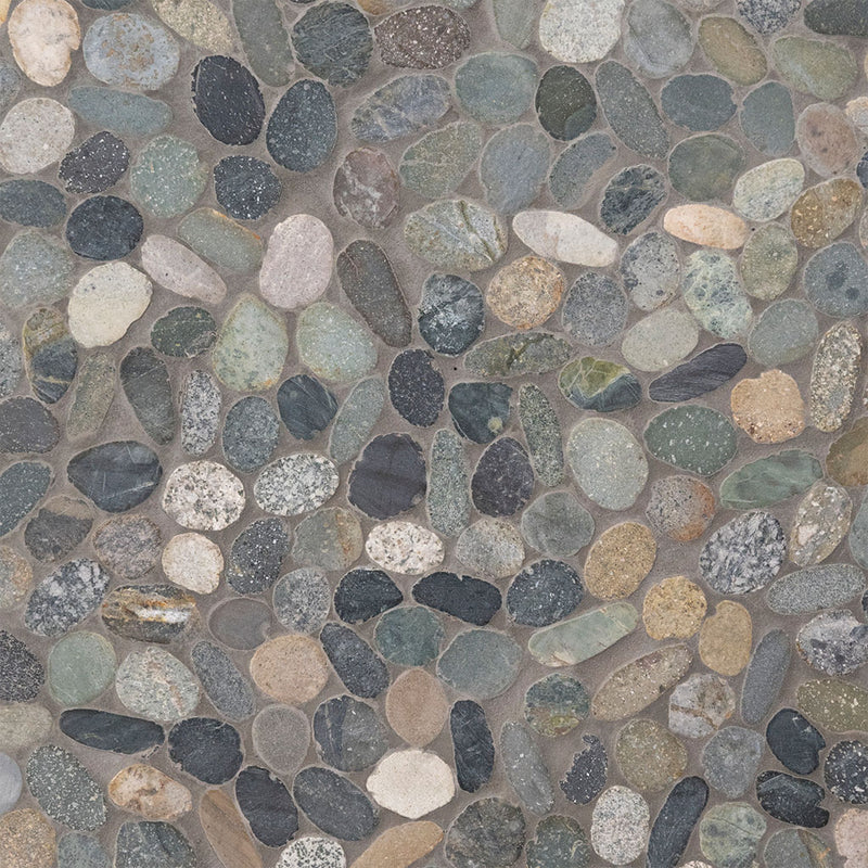 Sliced Rainforest, Pebble Tile | MSI Stone Tile | SMOT-PEB-RAIFOR