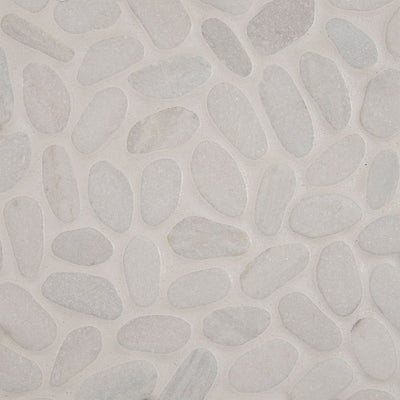 White Pebbles, Pebble Tile | Natural Stone Tile by MSI | SMOT-PEB-WHT