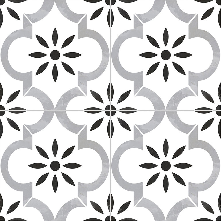 Azila, 8" x 8" Porcelain Tile | NAZIL8X8 | Patterned Tile by MSI