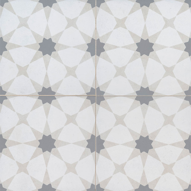 Zoudia, 8" x 8" Porcelain Tile | NZOU8X8 | Patterned Tile by MSI