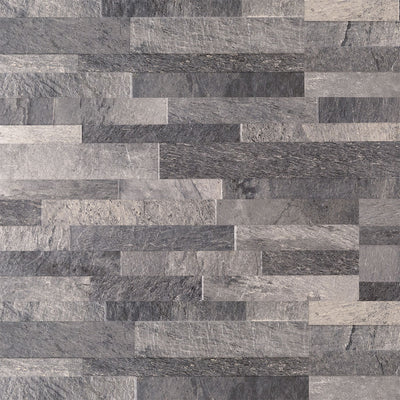 Ardesia Black, 6" x 24" Porcelain Ledger Tile | NARDBLK6X24 | MSI