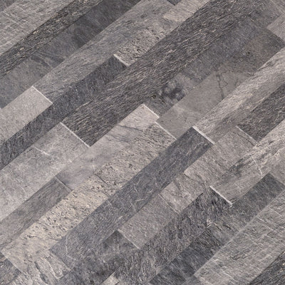 Ardesia Black, 6" x 24" Porcelain Ledger Tile | NARDBLK6X24 | MSI