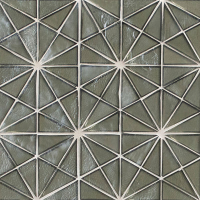 Stella Grigia, Glass Tile | SMOT-GLS-STEGRI6MM | Triangle Tile by MSI