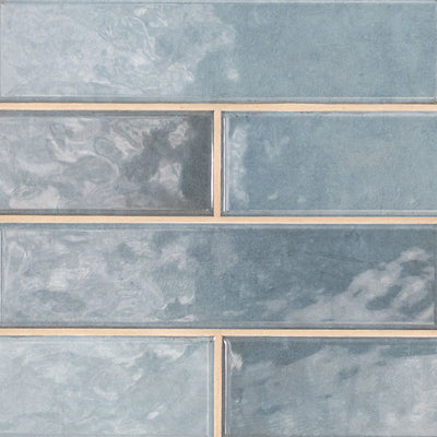 Renzo Denim, 3" x 12" | Ceramic Tile for Kitchens and Bathrooms