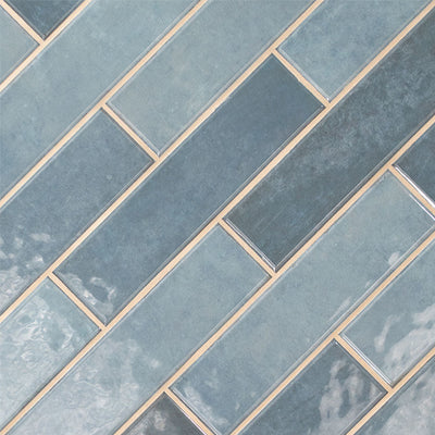 Renzo Denim, 3" x 12" | Ceramic Tile for Kitchens and Bathrooms