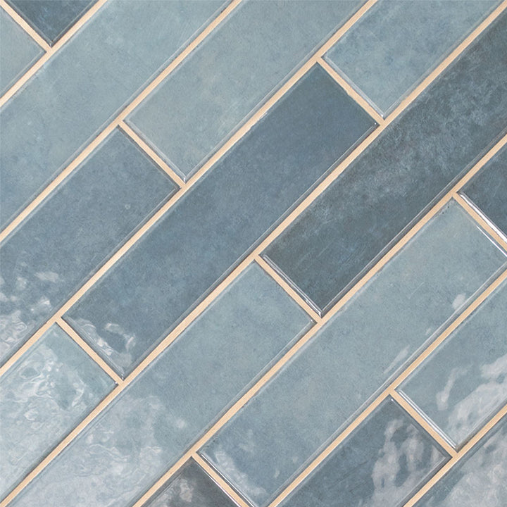 Renzo Denim, 3" x 12" | Ceramic Tile for Kitchens and Bathrooms
