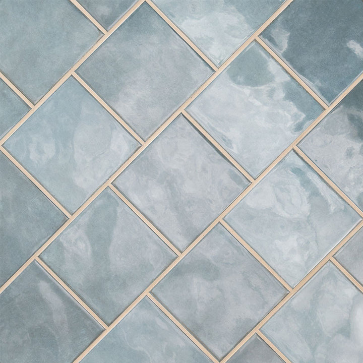 Renzo Denim, 5" x 5" | Ceramic Tile for Kitchens and Bathrooms