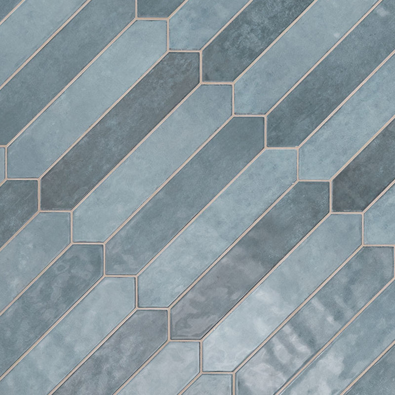 Renzo Denim Pickett, 2.5" x 13" - Ceramic Tile