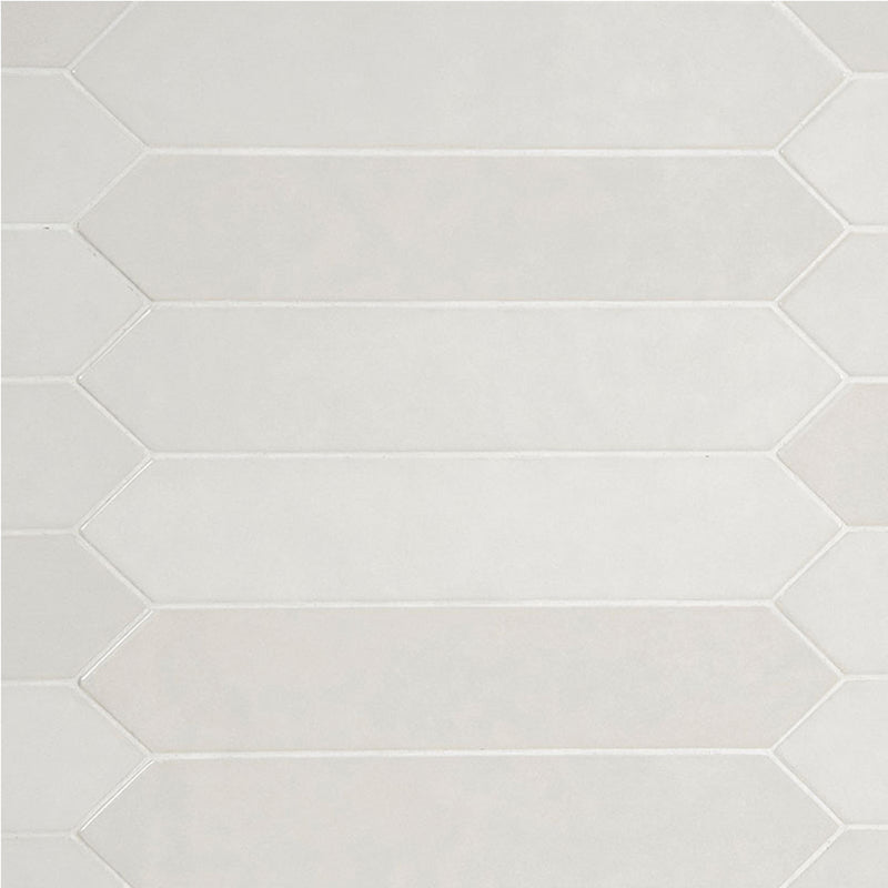 Renzo Dove Pickett 2.5" x 13" | Ceramic Tile for Kitchens & Bathrooms