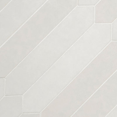 Renzo Dove Pickett 2.5" x 13" | Ceramic Tile for Kitchens & Bathrooms